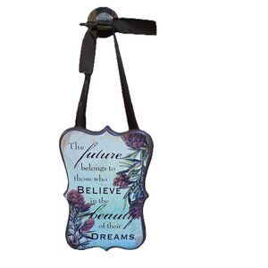 Inspirational Wall Plaque With Ribbon